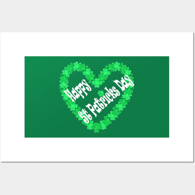 Happy St Patricks Day Wall Art by hispanicworld